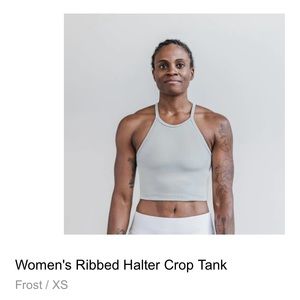 Nobull Crop Top NWT Size XS, Frost Color